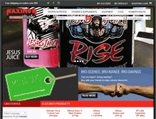 Tablet Screenshot of maximumnutritioncentres.com